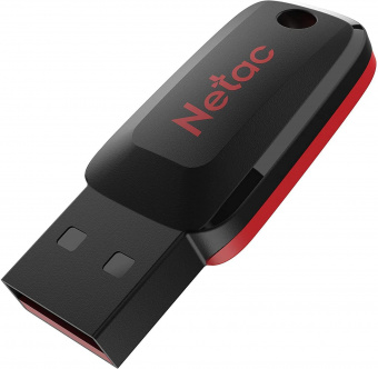 Флеш Диск Netac 32Gb U197 NT03U197N-032G-20BK USB2.0 черный/красный от магазина РЭССИ
