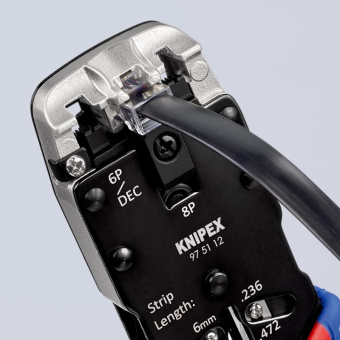 Ручной обжимник KNIPEX KN-975112 от магазина РЭССИ
