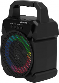 Колонка порт. Digma D-PS1500 черный 10W 1.0 BT 10м 500mAh (SP1500B) от магазина РЭССИ