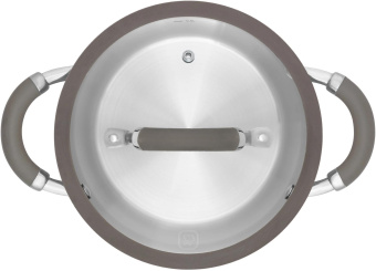 Кастрюля Rondell Balance RDS-753 2л. d=18см (с крышкой) стальной от магазина РЭССИ