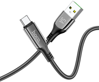 Кабель Hoco S51 5A Extreme USB (m)-USB Type-C (m) 1.2м черный от магазина РЭССИ
