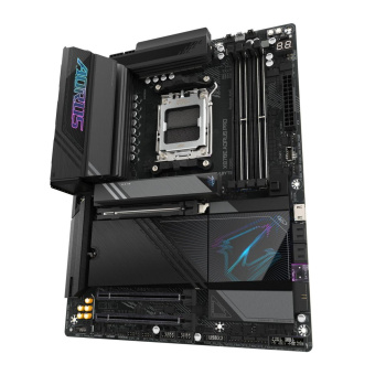 Материнская плата Gigabyte X870E AORUS PRO SocketAM5 AMD X870 4xDDR5 ATX AC`97 8ch(7.1) 2.5Gg RAID+HDMI от магазина РЭССИ