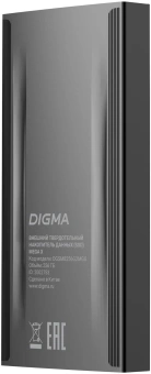 Накопитель SSD Digma USB 3.2 256GB DGSM8256G2MGG MEGA X 1.8" от магазина РЭССИ