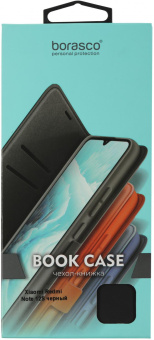 Чехол (флип-кейс) BoraSCO для Xiaomi Redmi Note 12S 72024 черный от магазина РЭССИ