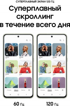 Смартфон Samsung SM-G990E Galaxy S21 FE 5G 256Gb 8Gb светло-зеленый моноблок 3G 4G 2Sim 6.4" 1080x2340 Android 12 12Mpix 802.11 a/b/g/n/ac/ax NFC GPS GSM900/1800 GSM1900 TouchSc Protect A-GPS от магазина РЭССИ