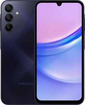 Смартфон Samsung SM-A155F Galaxy A15 256Gb 8Gb темно-синий моноблок 3G 4G 2Sim 6.5" 1080x2340 Android 14 50Mpix 802.11 a/b/g/n/ac NFC GPS GSM900/1800 GSM1900 TouchSc Micro SD max1024Gb от магазина РЭССИ