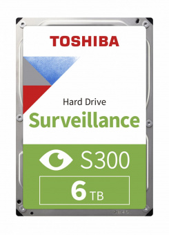 Жесткий диск Toshiba SATA-III 6Tb HDWT860UZSVA Surveillance S300 (5400rpm) 256Mb 3.5" от магазина РЭССИ