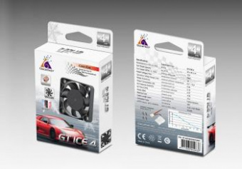 Вентилятор Glacialtech GT ICE 4 40x40x10mm 3-pin 4-pin (Molex)23dB 20gr Ret от магазина РЭССИ
