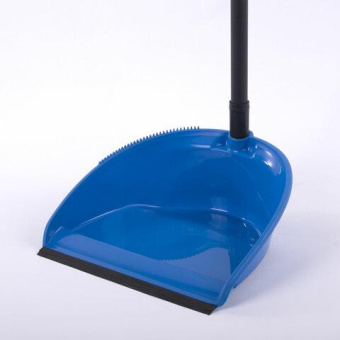 Совок со щеткой для уборки LAIMA "ЛЕНИВКА XL" 24x22 см (зубчики для чистки щетины) щетка 16x8 см 608212 от магазина РЭССИ