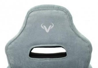 Кресло игровое Zombie VIKING 6 KNIGHT Fabric голубой с подголов. крестов. металл от магазина РЭССИ