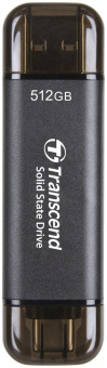 Накопитель SSD Transcend USB-C 512Gb TS512GESD310C серый USB от магазина РЭССИ