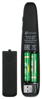 Презентер Оклик 695P Radio USB (30м) черный от магазина РЭССИ