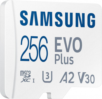 Флеш карта microSDXC 256Gb Class10 Samsung MB-MC256KA EVO PLUS + adapter от магазина РЭССИ