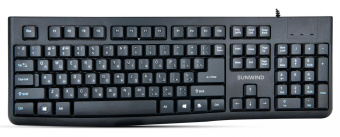 Клавиатура SunWind SW-KB200 for business черный USB от магазина РЭССИ
