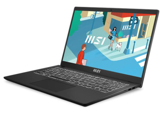 Ноутбук MSI Modern 15 H B13M-099RU Core i7 13700H 16Gb SSD512Gb Intel Iris Xe graphics 15.6" IPS FHD (1920x1080) Windows 11 Professional black WiFi BT Cam (9S7-15H411-099) от магазина РЭССИ