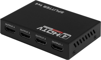Сплиттер аудио-видео Premier 5-872-4 HDMI (f)/4xHDMI (f) черный от магазина РЭССИ
