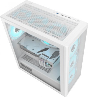 Корпус Formula Air Power G5 Plus белый без БП ATX 2xUSB2.0 audio bott PSU от магазина РЭССИ