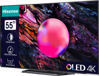 Телевизор OLED Hisense 55" 55A85K черный 4K Ultra HD 120Hz DVB-T DVB-T2 DVB-C DVB-S DVB-S2 WiFi Smart TV (RUS) от магазина РЭССИ