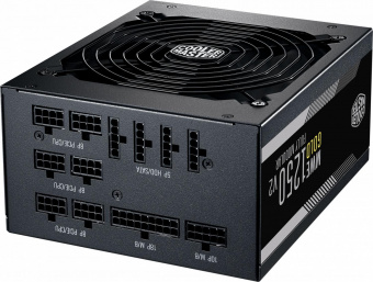 Блок питания Cooler Master ATX 1250W MWE Gold V2 80+ gold 24pin APFC 140mm fan 12xSATA Cab Manag RTL от магазина РЭССИ