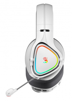 Наушники с микрофоном A4Tech Bloody MR710 серый BT оголовье (MR710 GREY) от магазина РЭССИ