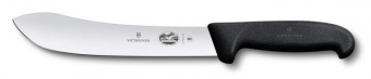 Нож кухонный Victorinox Fibrox Butchers knife (5.7403.18) стальной разделочный лезв.180мм прямая заточка черный от магазина РЭССИ