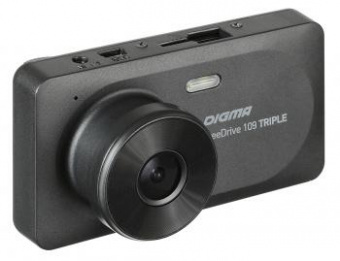 Видеорегистратор Digma FreeDrive 109 TRIPLE черный 1Mpix 1080x1920 1080p 150гр. JL5601 от магазина РЭССИ
