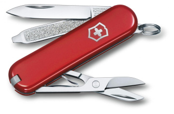Нож-брелок Victorinox Classic Style Icon 58 мм 7 функций красный 0.6223.G от магазина РЭССИ