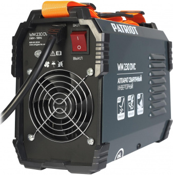 Сварочный аппарат Patriot WM230DVC инвертор ММА 10.7кВт (кейс в комплекте) от магазина РЭССИ