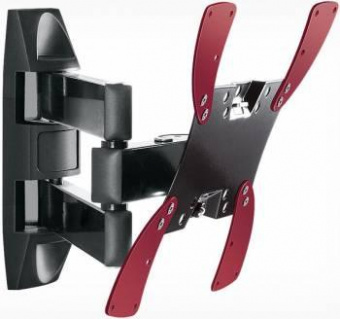 Кронштейн для телевизора Holder LCDS-5066 черный 22"-42" макс.30кг настенный поворот и наклон от магазина РЭССИ
