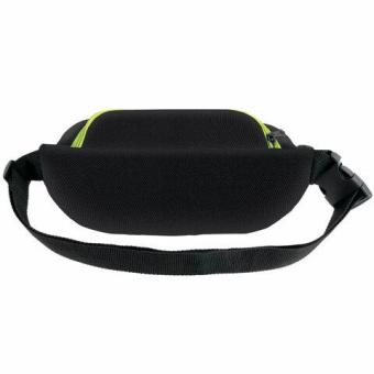 Сумка на пояс BRAUBERG RIO черная с салатовыми деталями 30x12x10 см 270823 от магазина РЭССИ