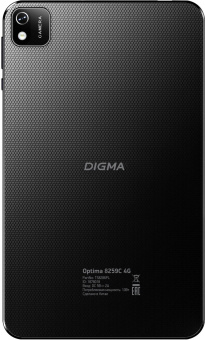 Планшет Digma Optima 8259C 4G T310 (1.8) 4C RAM2Gb ROM32Gb 8" IPS 1280x800 3G 4G Android 12 черный 2Mpix 2Mpix BT GPS WiFi Touch microSD 128Gb 4000mAh от магазина РЭССИ