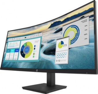 Монитор HP 34" P34hc G4 черный VA 21:9 HDMI матовая HAS 250cd 178гр/178гр 3440x1440 DP 2K USB 10.51кг от магазина РЭССИ