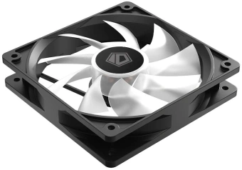 Вентилятор ID-Cooling XF-120-ARGB-K 120x120x25mm черный 4-pin 13.8-30.5dB 150gr Ret от магазина РЭССИ