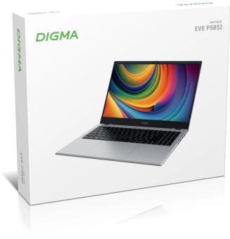 Ноутбук Digma EVE P5852 N-series N200 16Gb SSD512Gb Intel UHD Graphics 15.6" IPS FHD (1920x1080) Windows 11 Professional silver WiFi BT Cam 5900mAh (DN15N2-ADXW01) от магазина РЭССИ