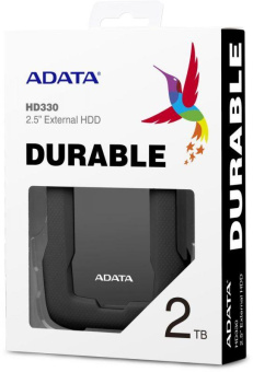 Жесткий диск A-Data USB 3.0 2Tb AHD330-2TU31-CBK HD330 DashDrive Durable 2.5" черный от магазина РЭССИ