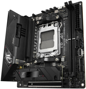 Материнская плата Asus ROG STRIX B650E-I GAMING WIFI SocketAM5 AMD B650 2xDDR5 mini-ITX AC`97 8ch(7.1) 2.5Gg RAID+HDMI от магазина РЭССИ