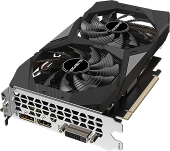 Видеокарта Gigabyte PCI-E GV-N1656WF2-4GD 3.0 NVIDIA GeForce GTX 1650 4Gb 128bit GDDR6 1590/12000 DVIx1 HDMIx1 DPx1 HDCP Ret от магазина РЭССИ