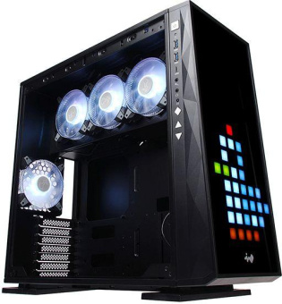 Корпус Inwin CF06CX (309 Gaming) черный без БП ATX 3x120mm 2xUSB3.0 audio от магазина РЭССИ