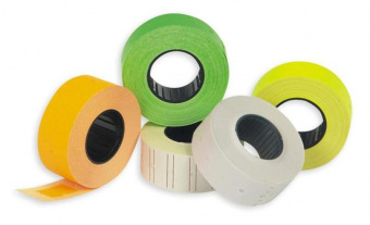 Этикет-лента 22Х12 прямая сегм.:12x21.5мм самоклей. 1000шт/рул оранжевый от магазина РЭССИ