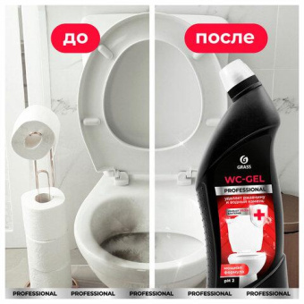 Средство чистящее для ванной и туалета Grass WC-gel Professional 750 мл жидкость от ржавчины 125535 от магазина РЭССИ
