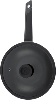 Сковорода ВОК (WOK) Rondell Kontur RDA-1489 круглая 28см покрытие: Xylan Plus ручка несъемная (с крышкой) графитовый от магазина РЭССИ