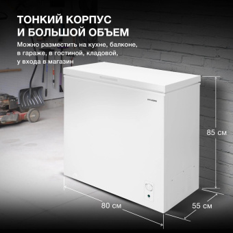 Морозильный ларь Hyundai CH2005 белый от магазина РЭССИ