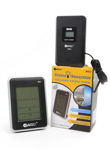 Метеостанция GARIN Точное Измерение WS-2 термометр-гигрометр-часы-дата-фазы Луны с внешним датчиком от магазина РЭССИ