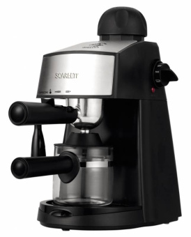Кофеварка рожковая Scarlett SC-CM33004 800Вт черный от магазина РЭССИ