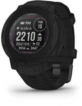 Смарт-часы Garmin Instinct 2 Solar 45мм 0.9" AMOLED корп.черный силикон рем.черный (010-02627-03) от магазина РЭССИ