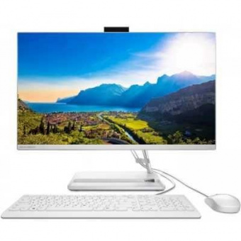 Моноблок Lenovo IdeaCentre 3 27ITL6 27" Full HD i5 1135G7 (2.4) 8Gb SSD256Gb Iris Xe DVDRW noOS 64 GbitEth WiFi BT 90W клавиатура мышь Cam белый 1920x1080 от магазина РЭССИ