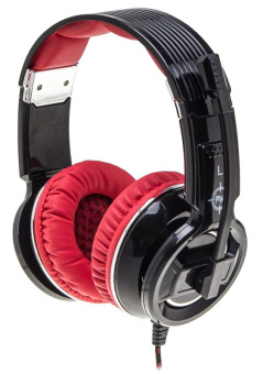 Наушники с микрофоном Оклик HS-L350G RED WAR черный/красный 2.2м мониторные оголовье (472664) от магазина РЭССИ