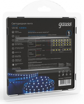 Лента светодиод. Gauss SMD 5м (312000505) от магазина РЭССИ
