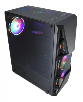 Корпус Formula CL-3303B RGB черный без БП ATX 6x120mm 2xUSB2.0 1xUSB3.0 audio bott PSU от магазина РЭССИ