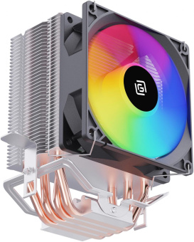 Устройство охлаждения(кулер) Оклик OG-CPC130FRGB-1 RGB Soc-AM4/1151/1200 черный 3-pin 18-23dB Al+Cu 130W 453gr Ret от магазина РЭССИ